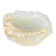 Empty pocket bowl made of translucent natural stone.