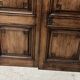 Pair of 18th-century solid walnut double-panel doors