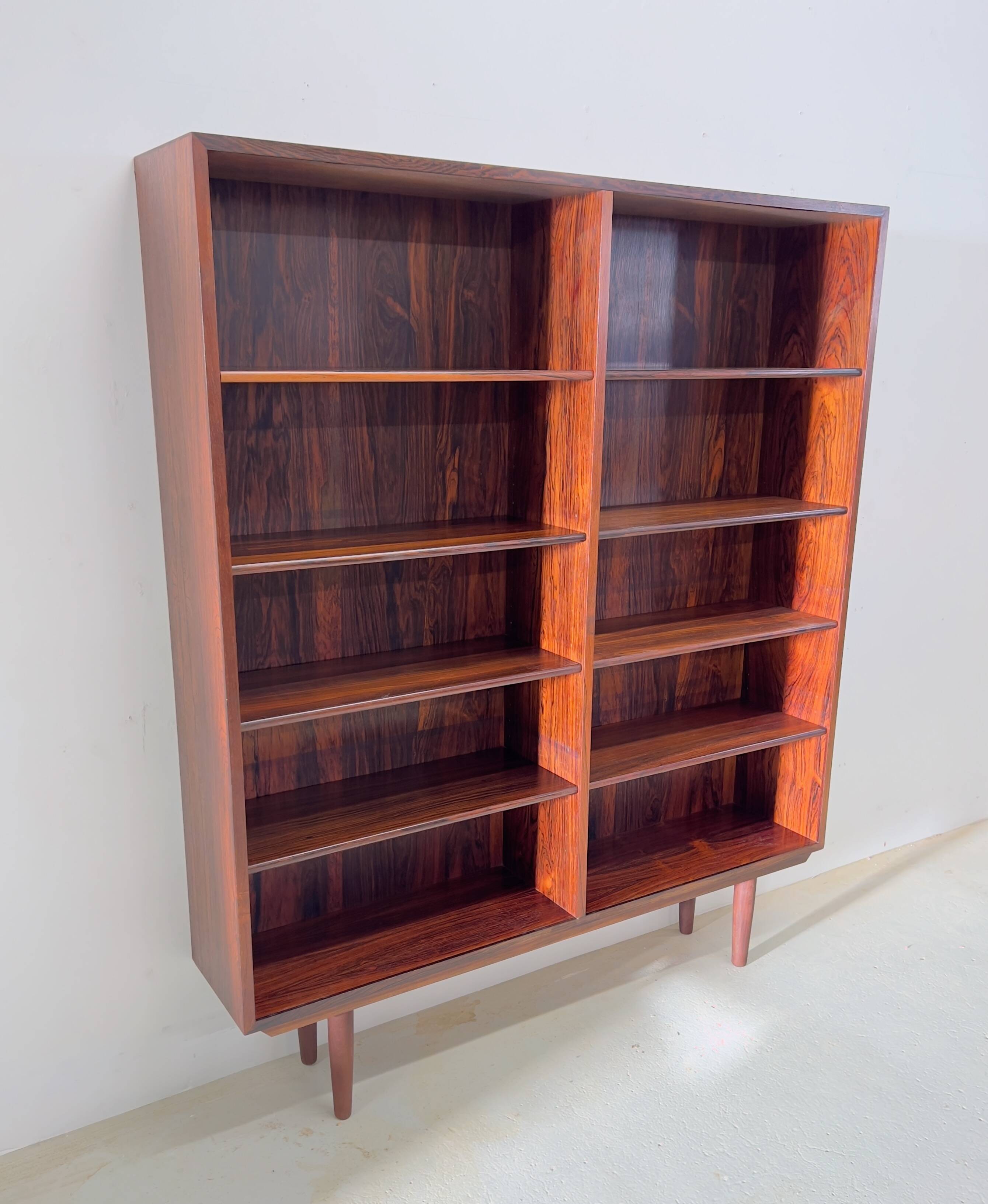 Rosewood Model 6 Bookcase by Omann Jun Mobelfabrik, 1960s