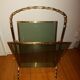 Brass magazine rack