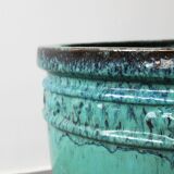 Glazed terracotta planter, handmade, 20th century