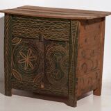 Antique green primitive style chest of drawers (circa 1920) #71