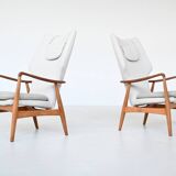 A. Madsen and H. Schubell “Kirsten” lounge chairs Bovenkamp Netherlands 1960