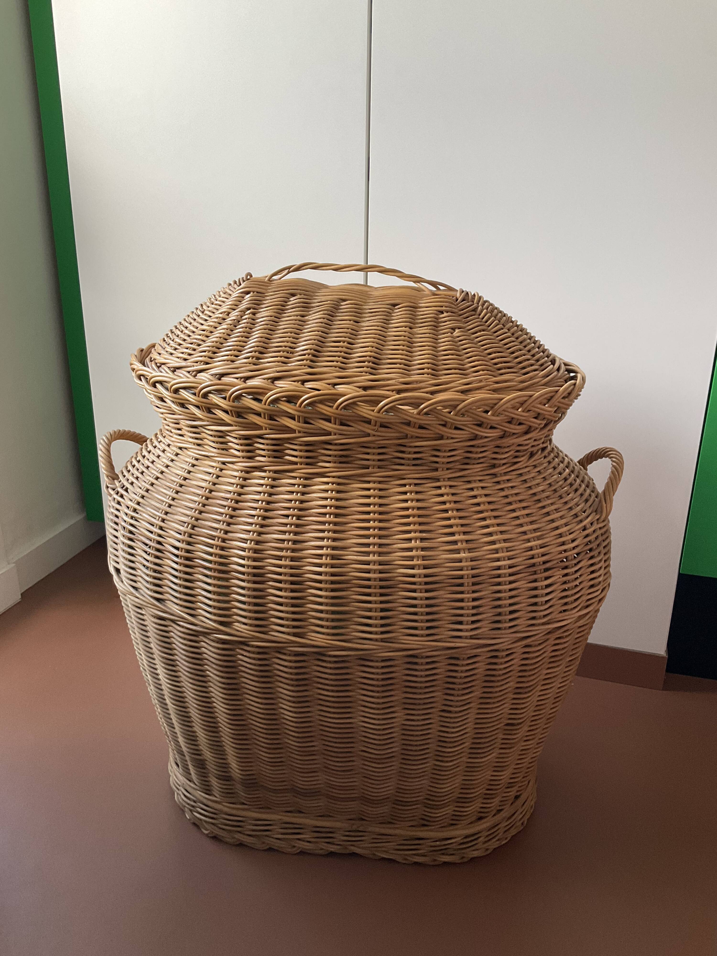 Panière à linge vintage