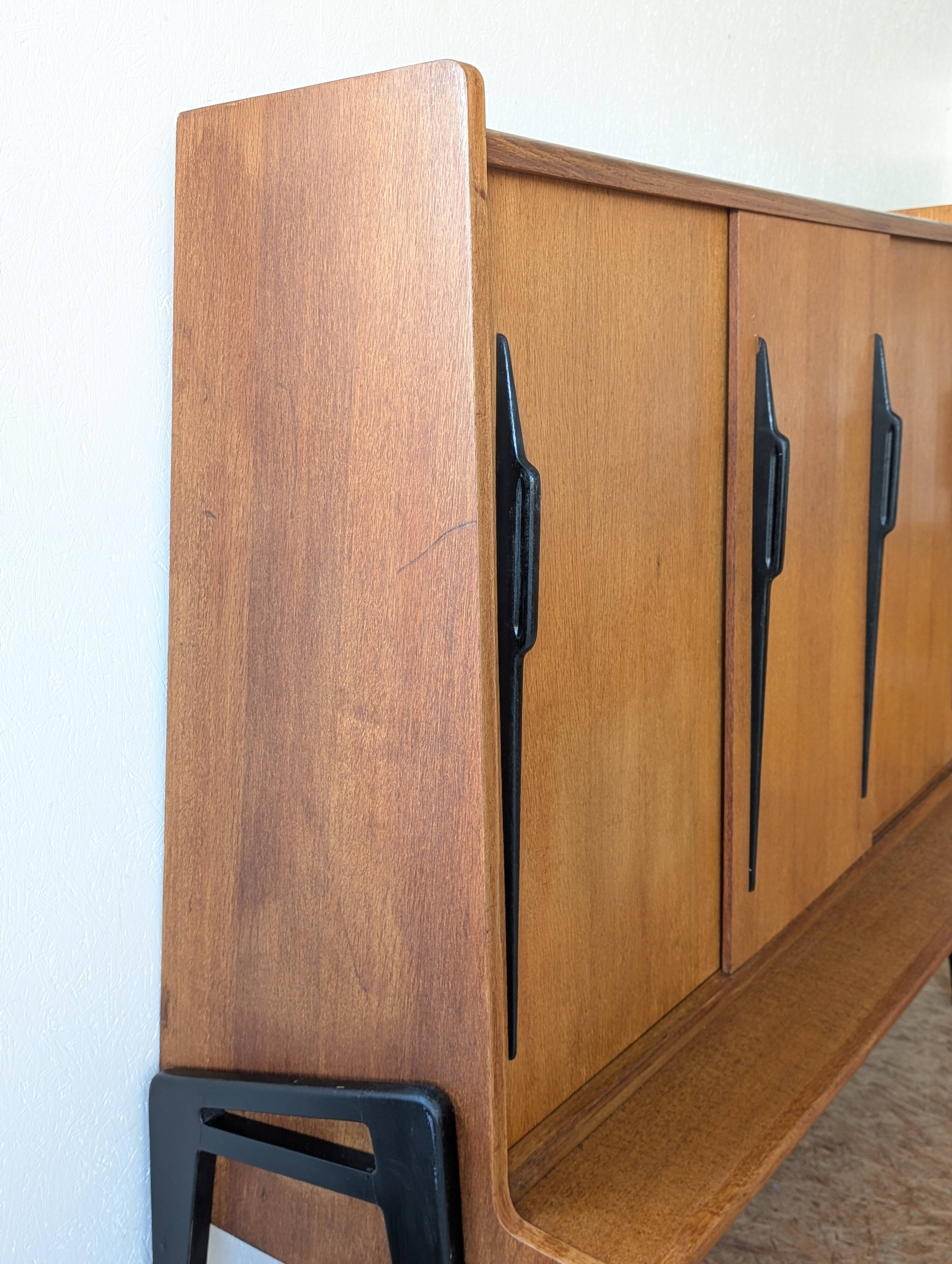 High oak sideboard by Gérard Guermonprez, 1950s/1960s