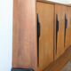 High oak buffet by Gérard Guermonprez, 1950s/60s.