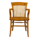 Vintage Spanish 1940s Oak Office Chair