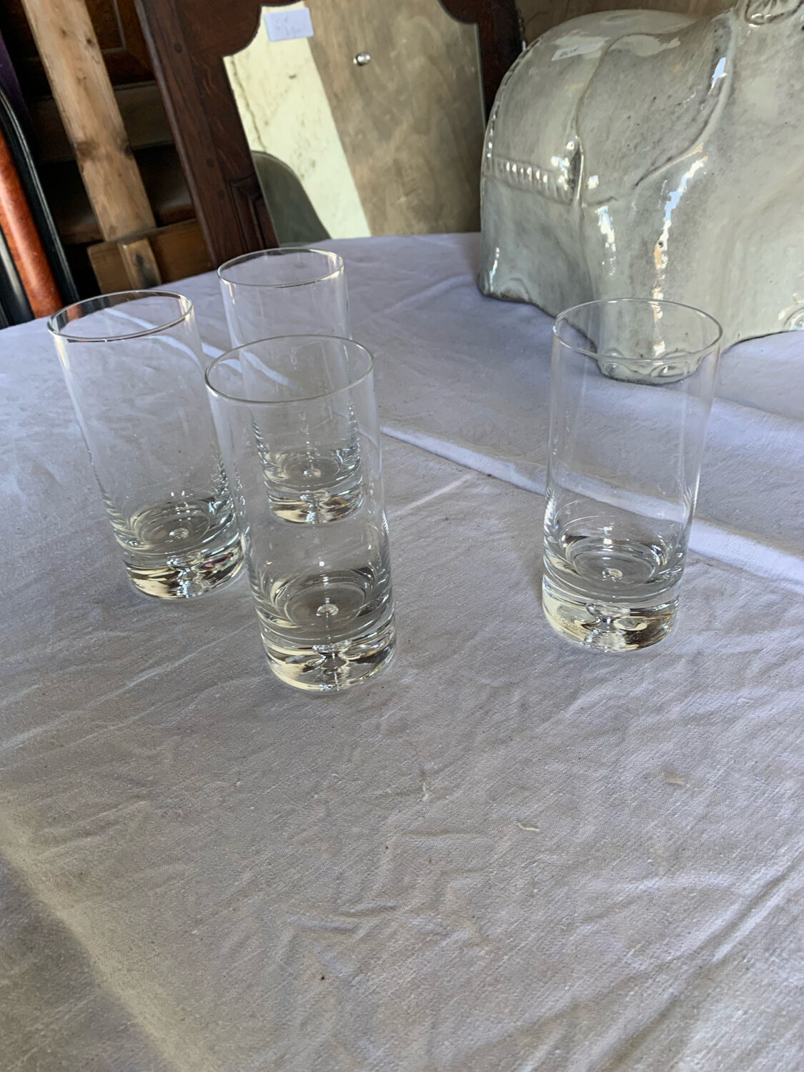 4 glasses designed by Tapio Wirkkala - Scandinavian elegance