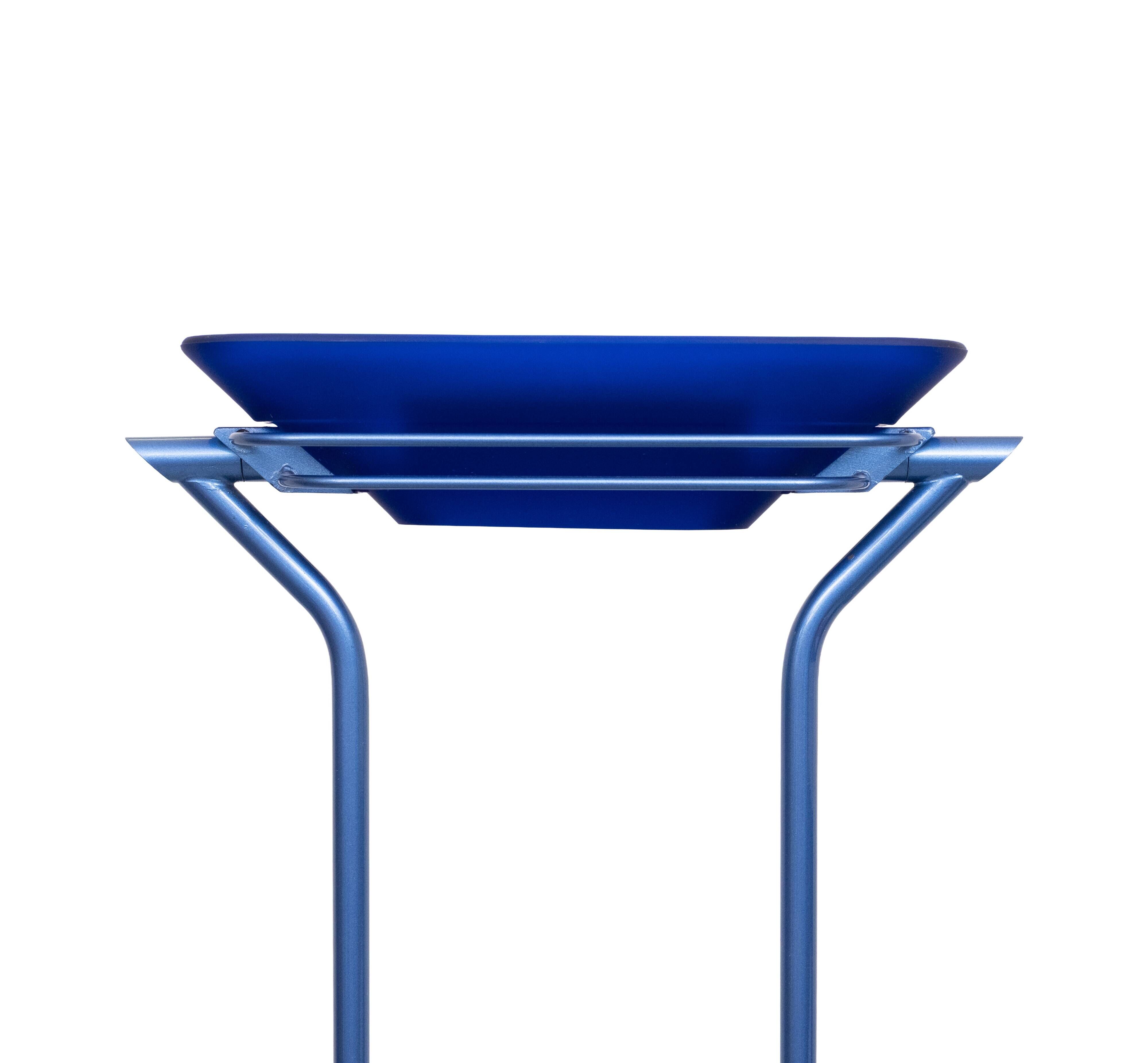 Post modern light Blue Halogen Floor lamp Design by Jordi Vilardell