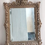 Old bronze mirror early 19th 38x27cm