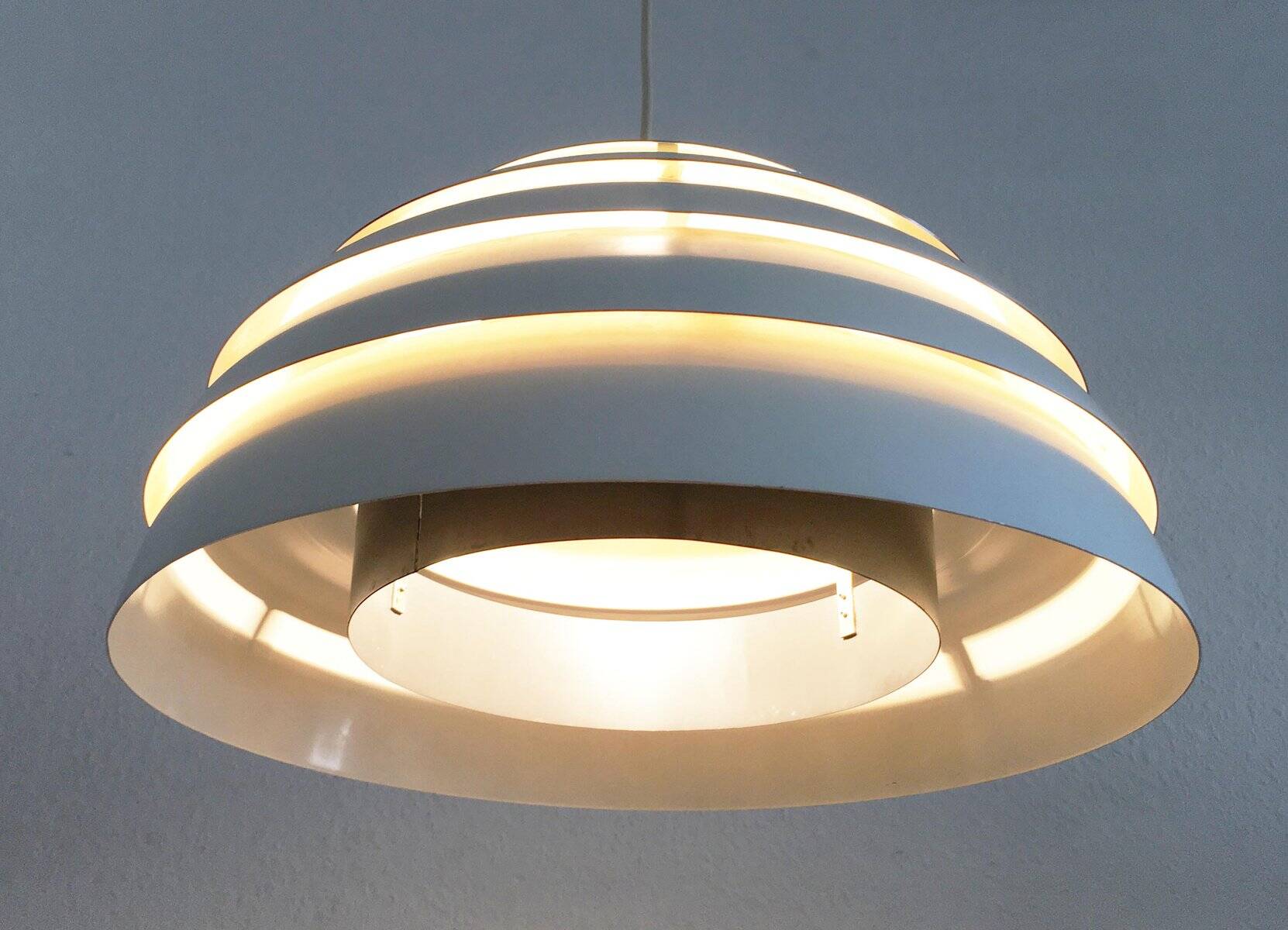 Aluminium Ceiling Lamp by Hans-Agne Jakobsson for Hans-Agne Jakobsson AB Markaryd, 1960s