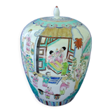 Porcelain tea jar from China