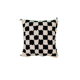 Berber cushion black chessboard