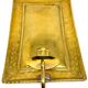 Large ScandiSca Vintage Brass Wall Candle holder  Sconce  height 34 cm