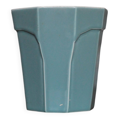 pot porcelaine art déco, jardinière murale, pot à plante, cache pot