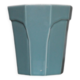 art deco porcelain pot, wall planter, plant pot, cache pot