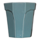 art deco porcelain pot, wall planter, plant pot, cache pot