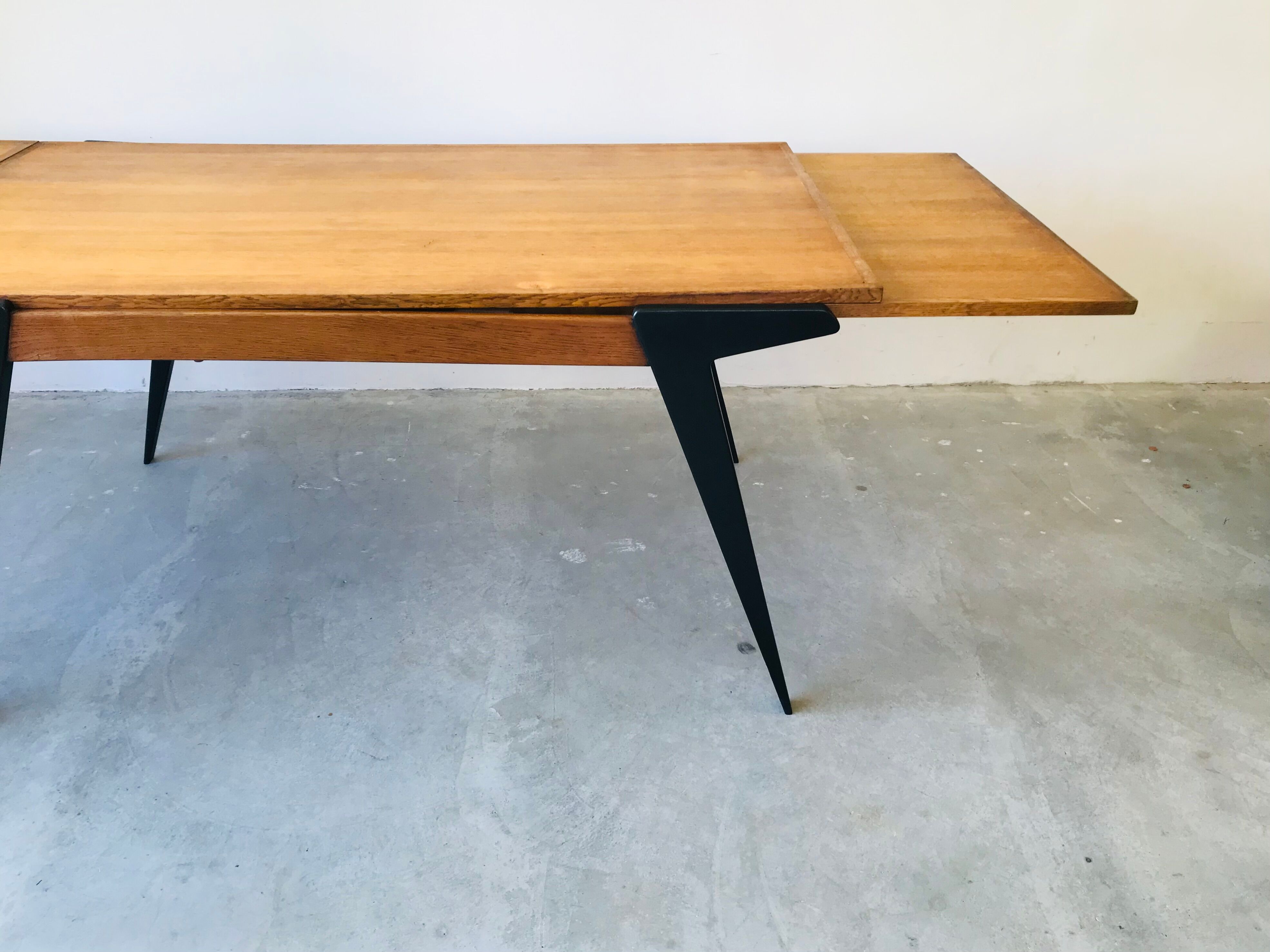 Extendable dining room table, circa 1950