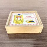 Jeu de construction ancien en bois, Ex-URSS