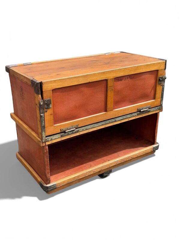 Caisse buffet bar / étagère – Mobilier industriel « Suroy »