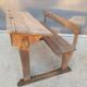 Kindergarten desk sled double desk
