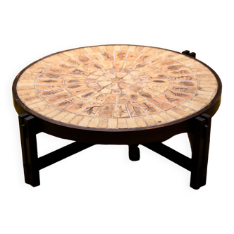 Coffee table model "Herbarium" by Roger Capron
