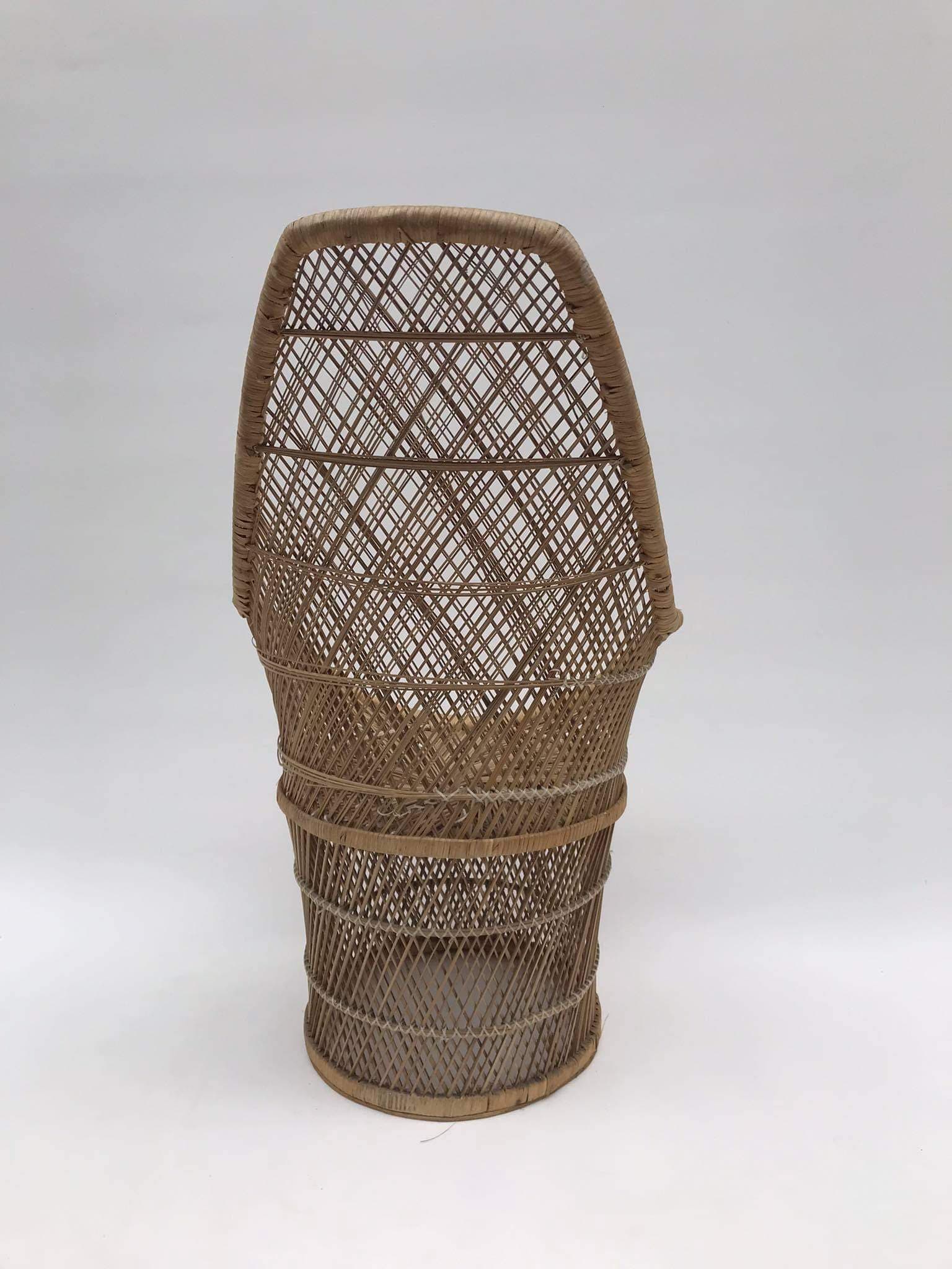Rattan armchair from the turn of the 70's / 80's