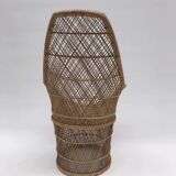 Rattan armchair from the turn of the 70's / 80's
