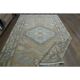 1970s Vintage Turkish Handmade Wool & Cotton Orange Area Rug 203x313
