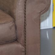 Ralph Lauren Jamaica velvet sofa pair with feather cushions.