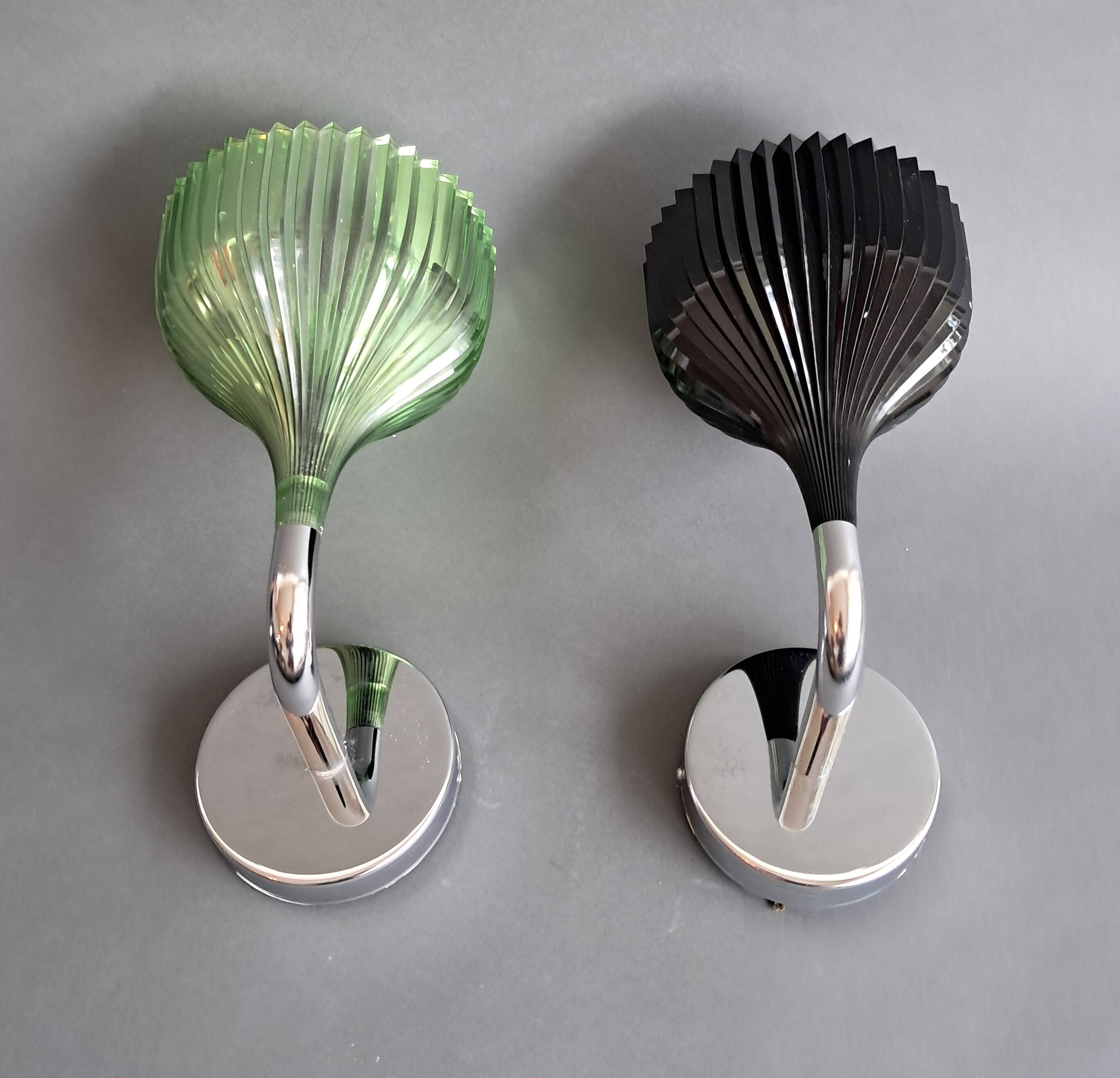Paire d'appliques "E" par Ferruccio Laviani pour Kartell
