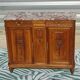 Art Deco walnut sideboard with marble top
