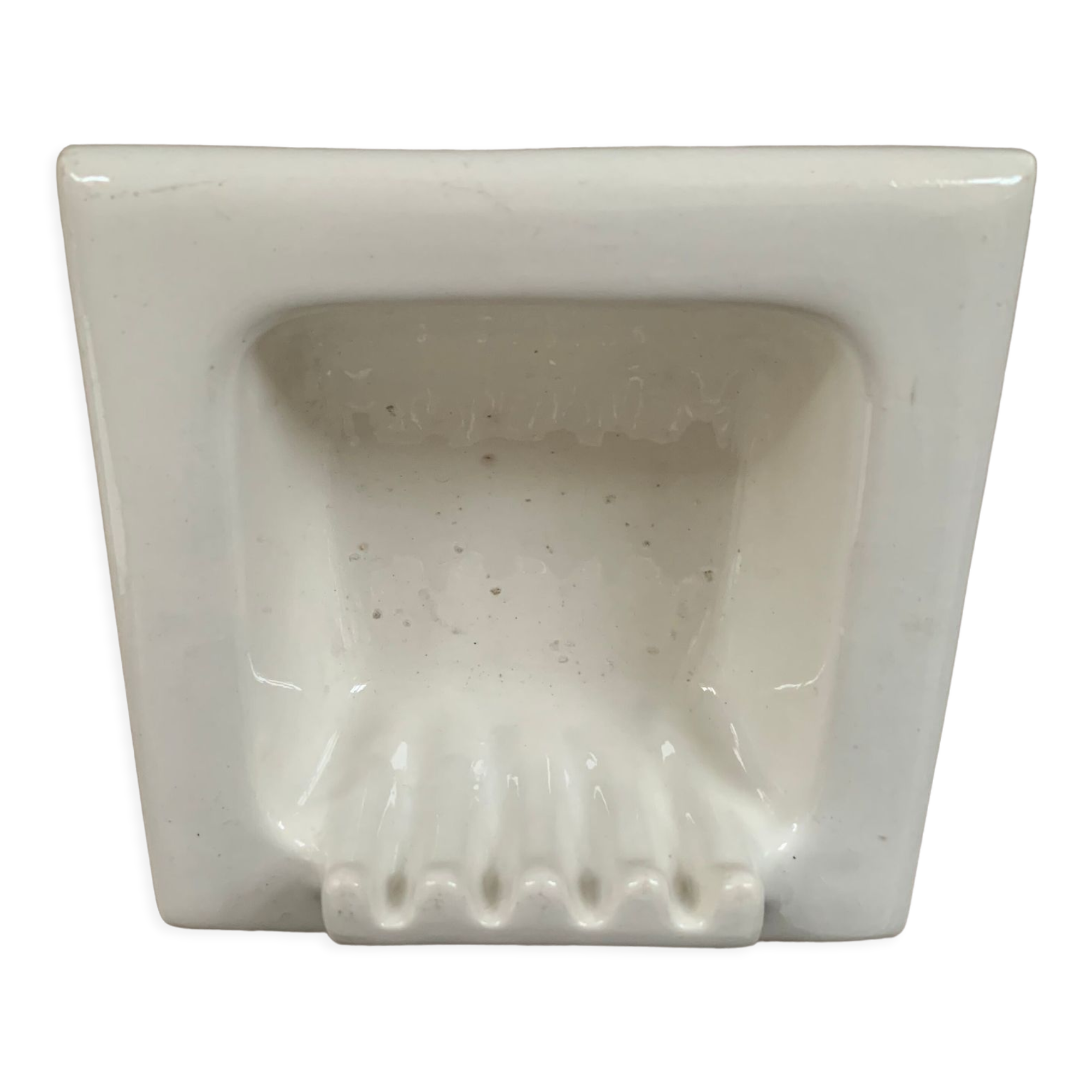 Antique Art Deco wall soap dish