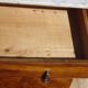 Ancienne commode Louis Philippe en noyer marbre blanc