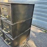 Meuble de bureau / atelier type Strafor ou Ronéo / Industriel