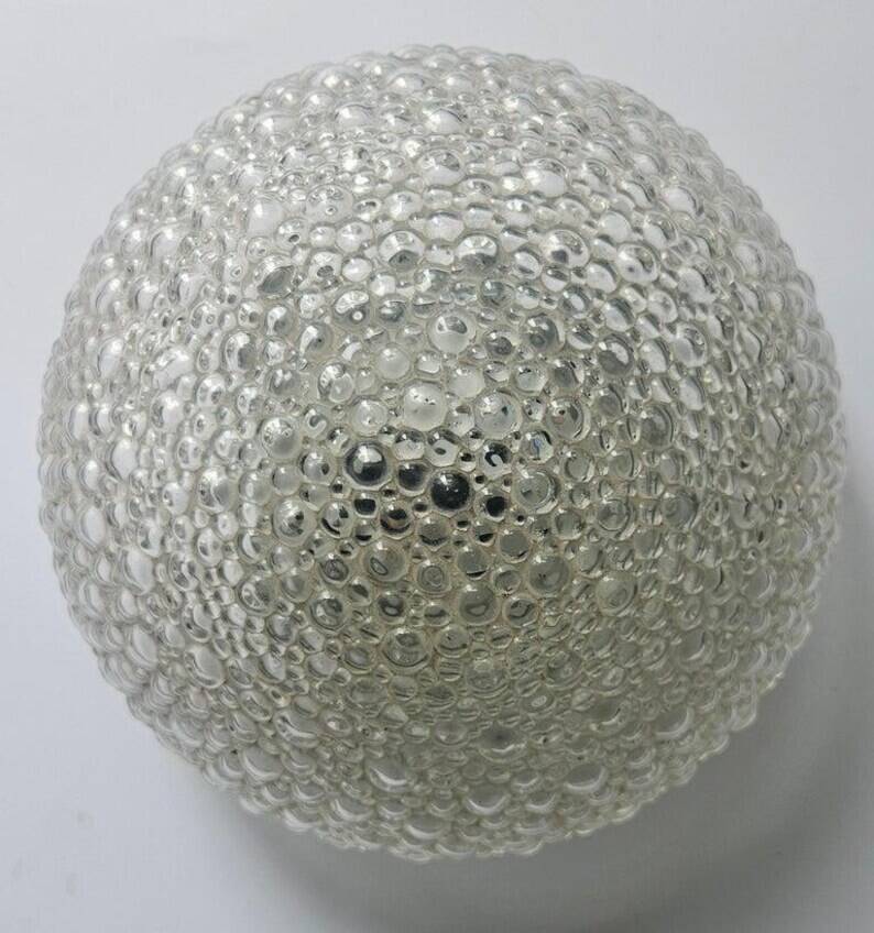 Rare Midcentury Bubble Flush Mount Limburg, Germany, 1970s