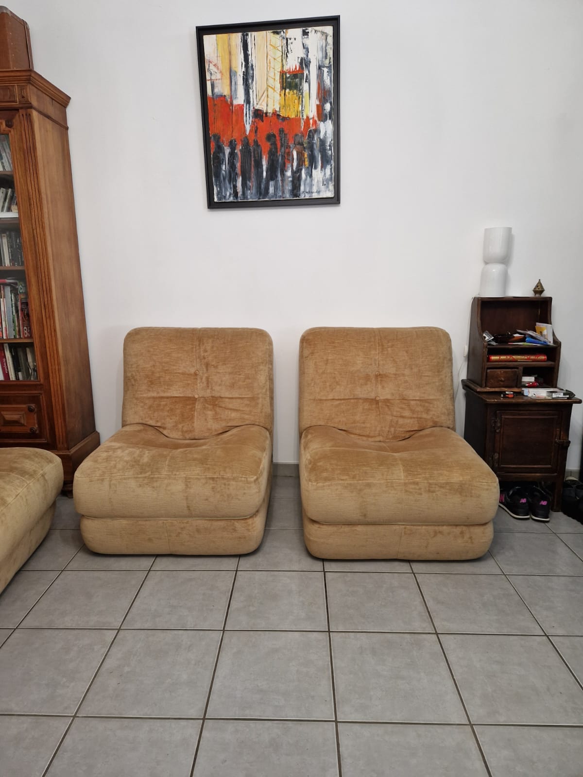 Sofa and convertible heaters 1970