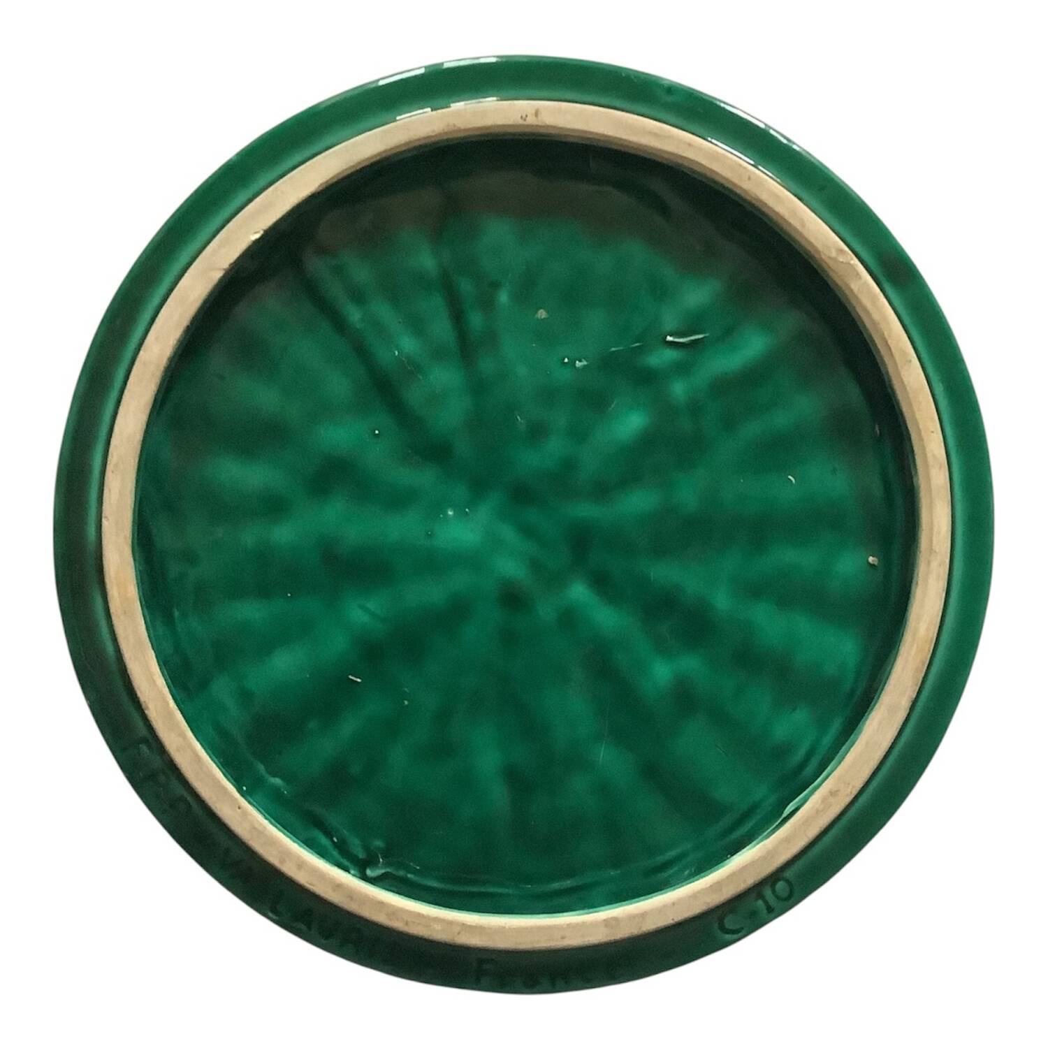 Antique trivet in earthenware – FPP Vallauris – woven decoration v