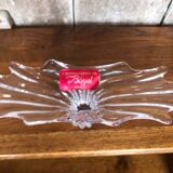 Old empty crystal cup pocket from bayel vintage