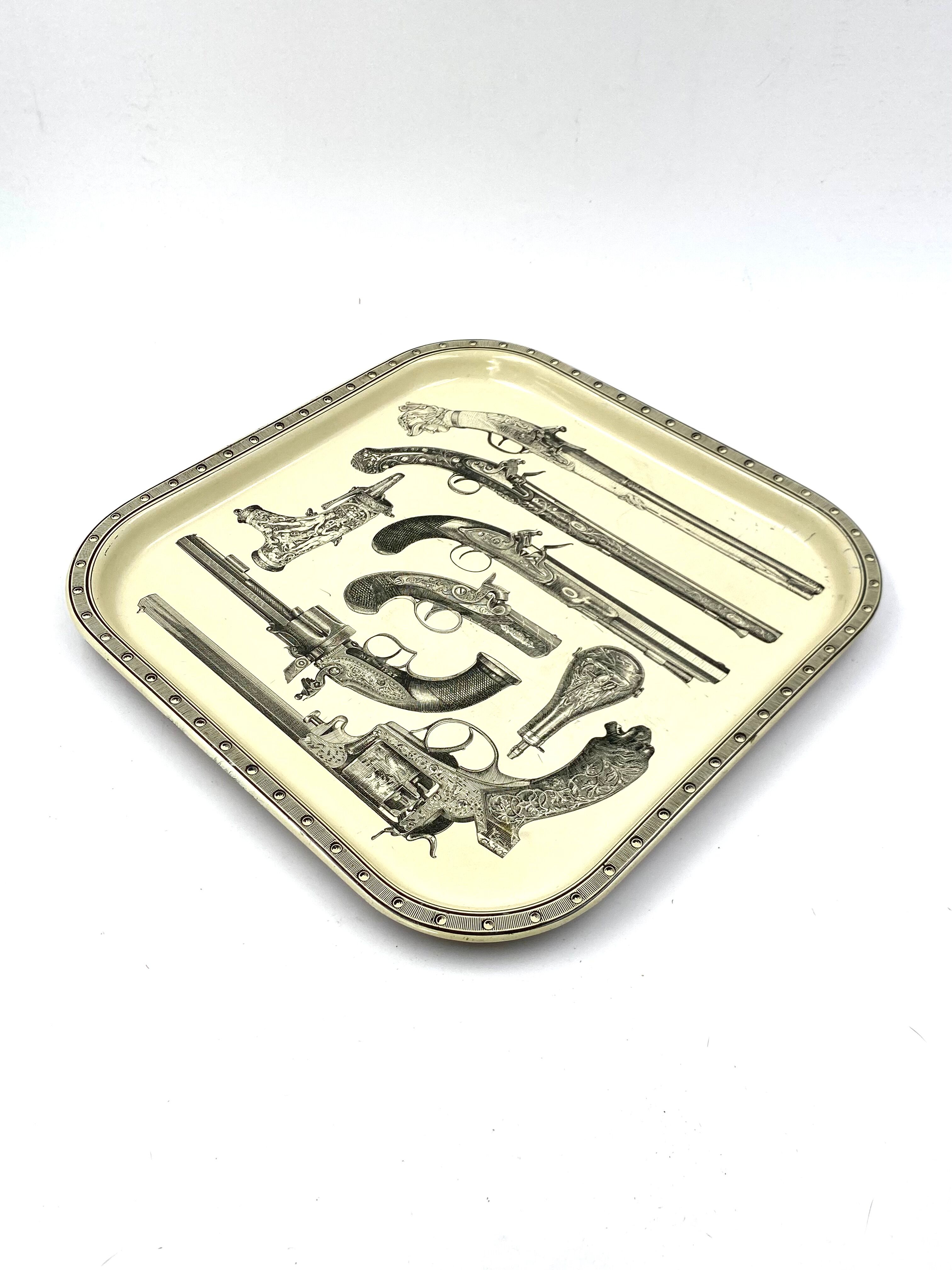 Piero Fornasetti, 'Guns' Tray, Atelier Fornasetti, ca. 1960