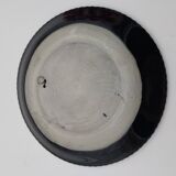 Ceramic plate barbotine vallauris trompe l'oeil kitsch Fish