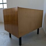 Small chest of drawers, bedside table from the 60s, rosewood.