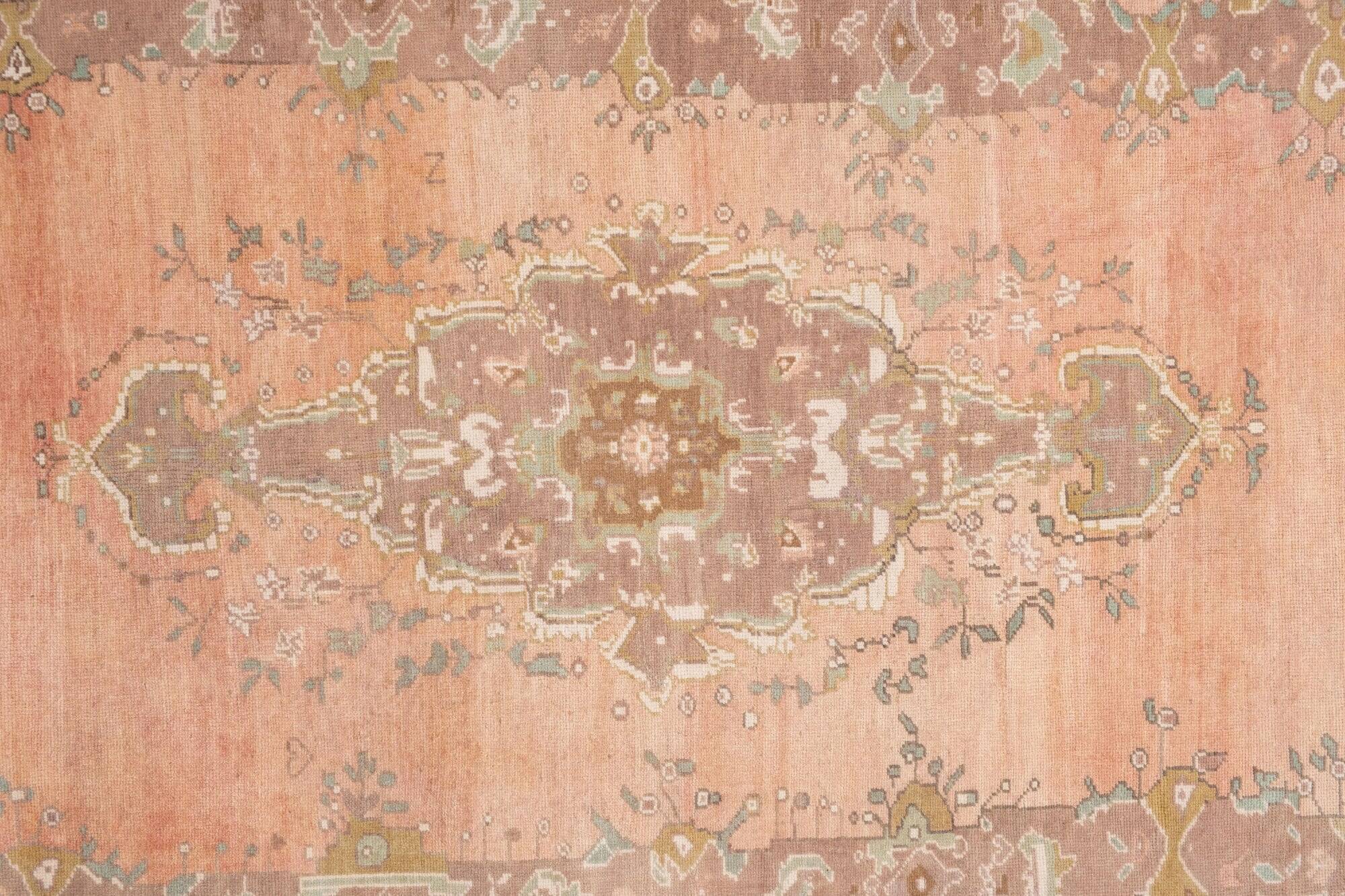 Vintage Turkish handmade rug 152x295 cm