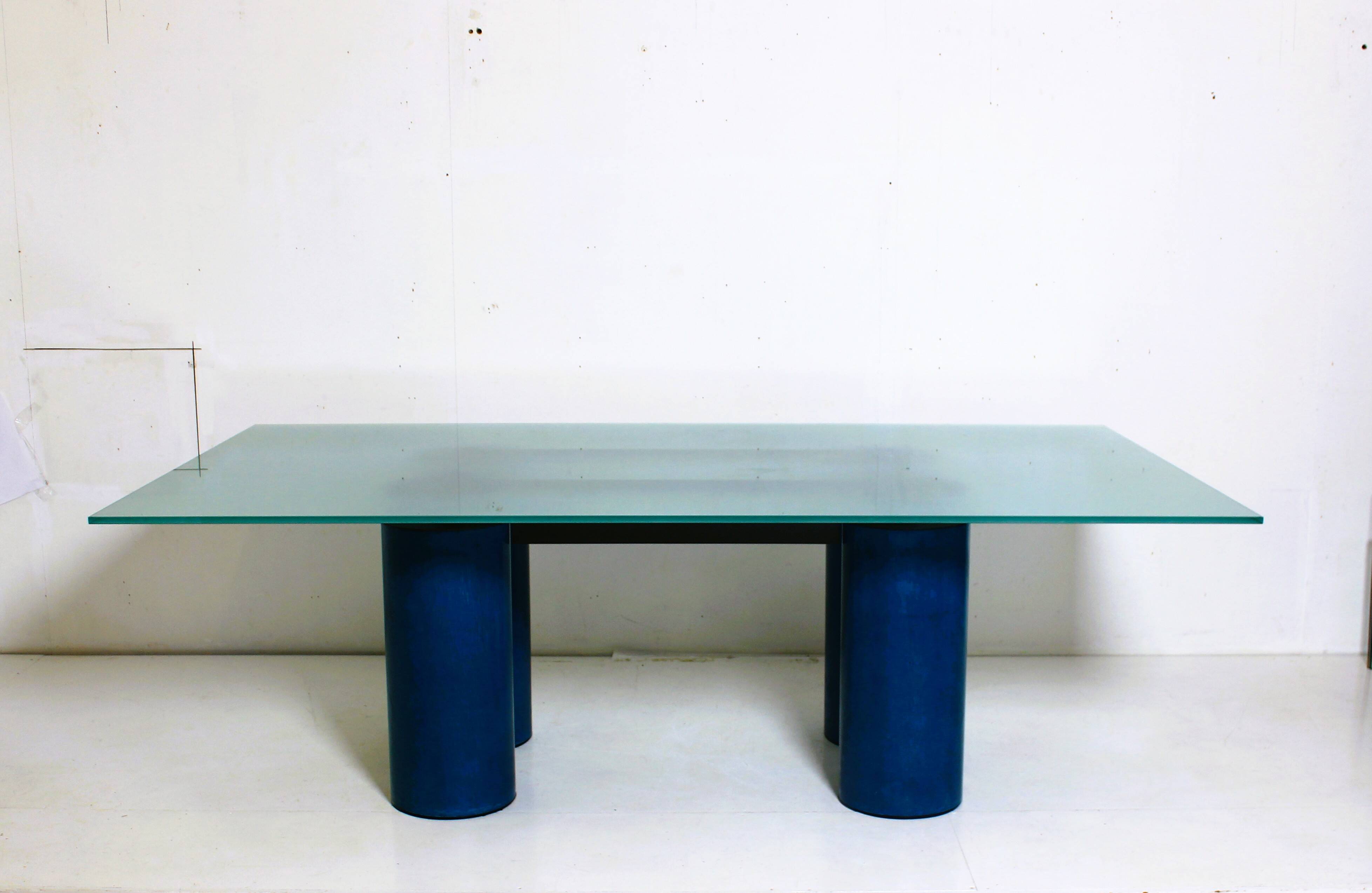 Table  « Serenissimo » de Lella & Massimo Vignelli pour Acerbis 1980