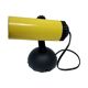 Yellow lamp, wall lamp POLAM PIŁA Type 12, Poland 1970s.