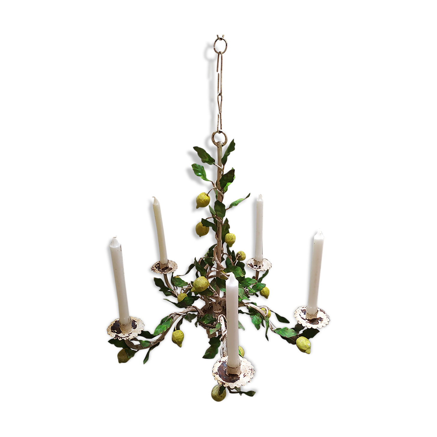 Lustre florentin en fer forgé
