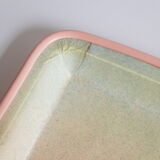 Anne stringer Alpac pink France vintage fiberglass tray