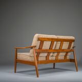 Danish modern seating set in teak by Arne Vodder for France & Søn, 1960s, set of 3
