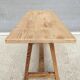 Table basse tréteau d'atelier d'atelier Pin