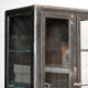 Polished iron medicine cabinet, 1930s